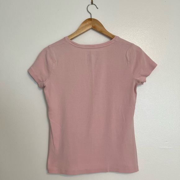 Cute Baby Pink Short Sleeve T-shirt from St. John’s Bay. Size PS - Picture 3 of 3